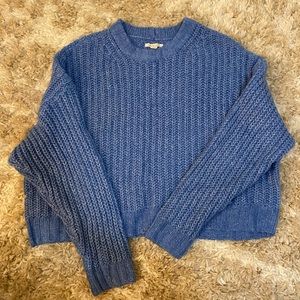 Blue American Eagle chunky knit sweater